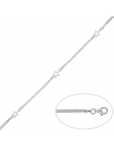 PULSERA ESTRELLAS PLATA 925MM