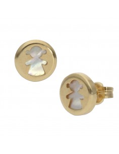PENDIENTES ORO 18KL NIÑA...