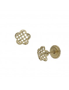 PENDIENTES TALLADOS ORO...