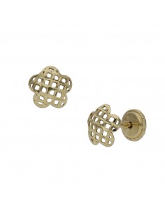 PENDIENTES TALLADOS ORO...