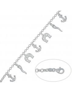 PULSERA DE LA SUERTE PLATA...