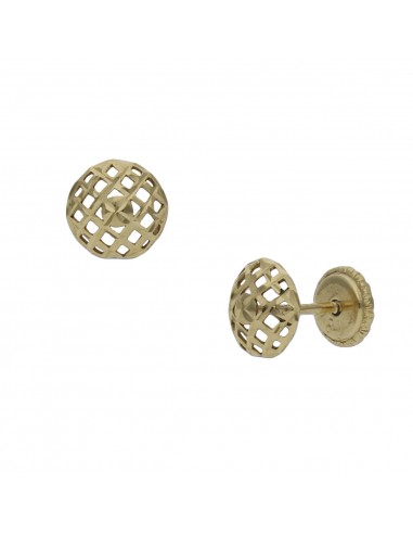 PENDIENTES ORO 18KL REDONDOS - 6MM