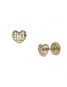 PENDIENTES ORO 18KL CORAZON...