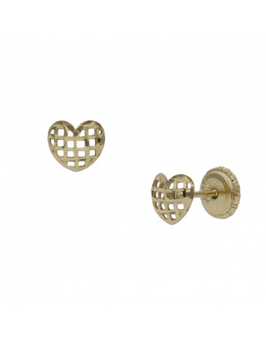 PENDIENTES ORO 18KL CORAZON - 5MM