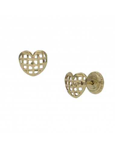 PENDIENTES ORO 18KL CORAZON - 6MM
