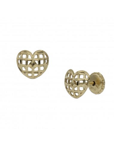 PENDIENTES ORO 18KL CORAZON - 7MM