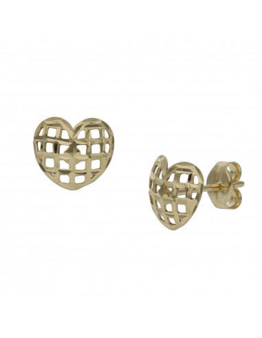 PENDIENTES ORO 18KL CORAZON - 8MM