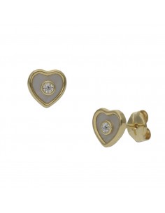 PENDIENTES ORO 18KL CORAZON...