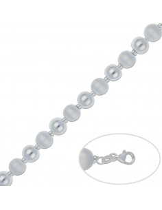 PULSERA BOLAS PLATA 925MM -...