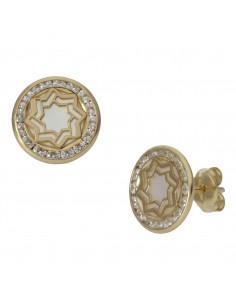 PENDIENTES ORO 18KL NACAR -...