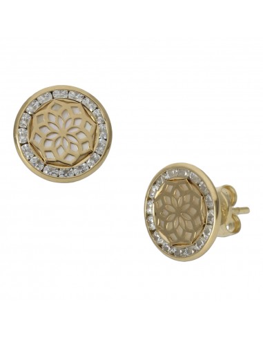 PENDIENTES ORO 18KL NACAR - 9.50MM