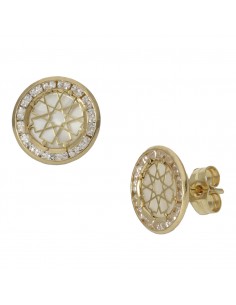 PENDIENTES ORO 18KL NACAR -...