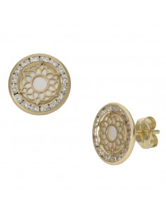 PENDIENTES ORO 18KL NACAR -...