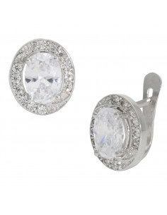 PENDIENTES ORO BLANCO 18KL...