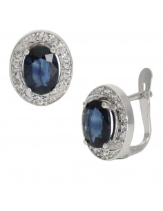 PENDIENTES ORO BLANCO 18KL...