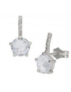 PENDIENTES ORO BLANCO 18KL...