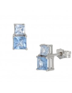 PENDIENTES ORO BLANCO 18KL...