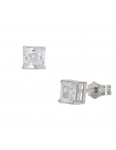 PENDIENTES ORO BLANCO 18KL...