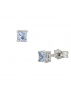 PENDIENTES ORO BLANCO 18KL...