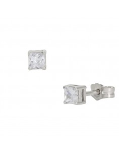 PENDIENTES ORO BLANCO 18KL...