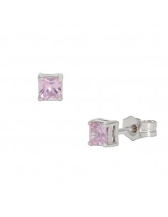 PENDIENTES ORO BLANCO 18KL...