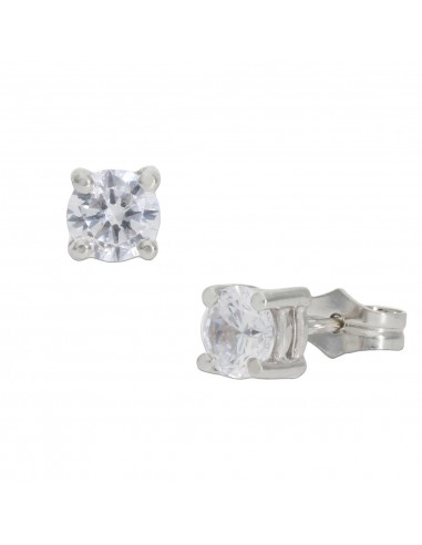 PENDIENTES ORO BLANCO 18KL CIRCONITAS...