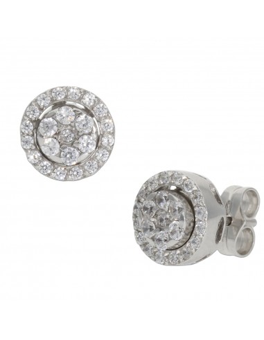 PENDIENTES 2 EN 1 ORO BLANCO 18KL...