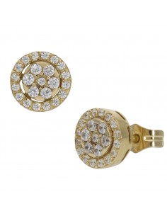 PENDIENTES 2 EN 1 ORO 18KL...
