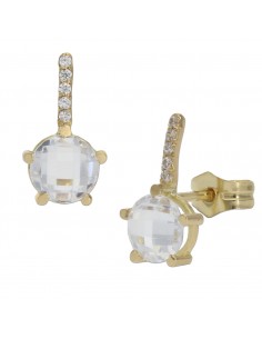 PENDIENTES ORO 18KL CIRCONITAS