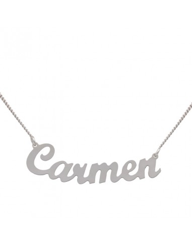 COLGANTE NOMBRE GRANDE PLATA 925MM