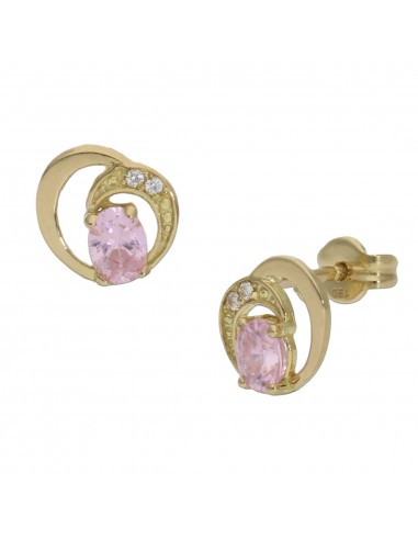 PENDIENTES ORO 18KL ROSA