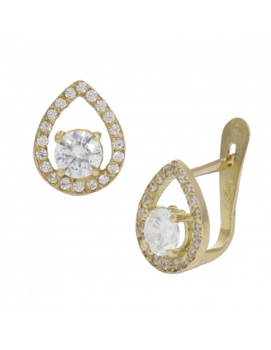 PENDIENTES ORO 18KL CIRCONITAS