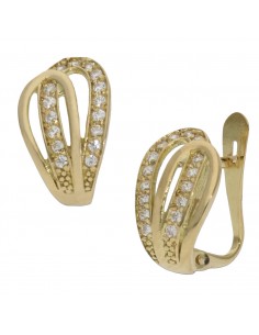 PENDIENTES ORO 18KL CIRCONITAS