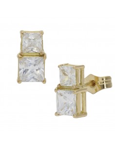 PENDIENTES ORO 18KL CIRCONITAS