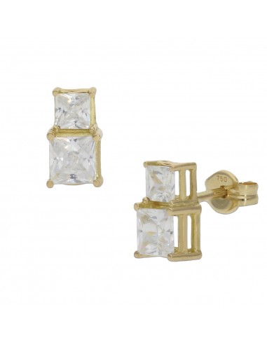 PENDIENTES ORO 18KL CIRCONITAS