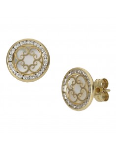 PENDIENTES ORO 18KL NACAR...