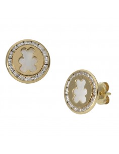PENDIENTES ORO 18KL NACAR...