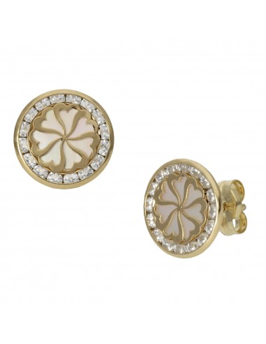 PENDIENTES ORO 18KL NACAR - 9.50MM