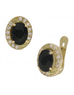 PENDIENTES ORO 18KL ZAFIRO...