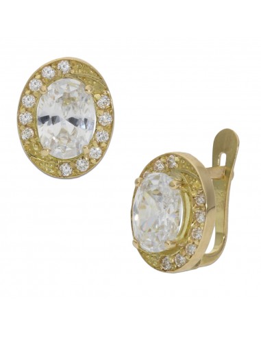 PENDIENTES ORO 18KL CIRCONITAS