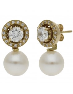 PENDIENTES 3 EN 1 ORO 18KL...