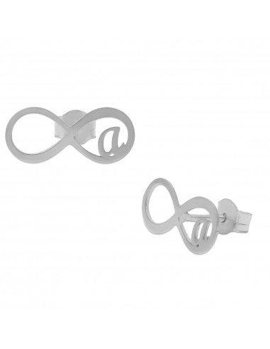 PENDIENTES O.BLANCO 18KL INFINITO +...