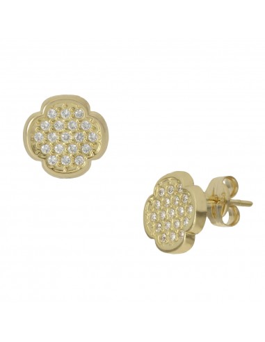 PENDIENTES ORO 18KL CIRCONITAS - 8x11MM