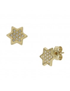 PENDIENTES ESTRELLAS ORO...