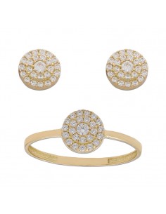PENDIENTES CIRCULO ORO 18KL...