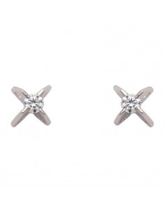 PENDIENTES EN ORO BLANCO...