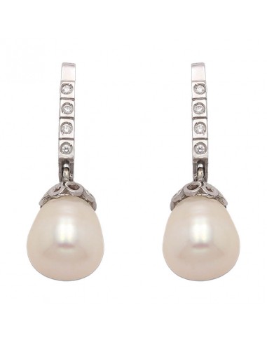 PENDIENTES ORO BLANCO 18KL P....