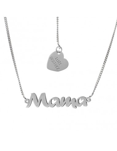 GARGANTILLA NOMBRE + CORAZON PLATA 925MM