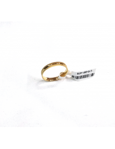 ANILLO DE BAÑO ORO 3MM MATE