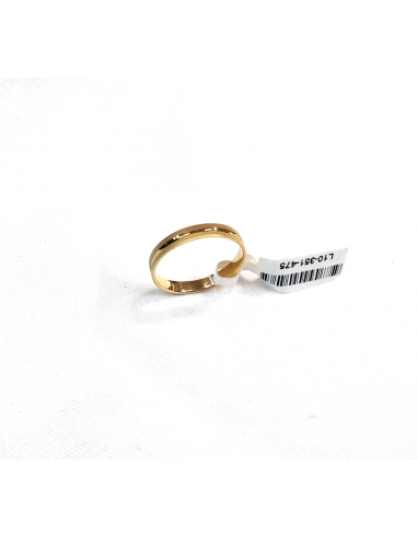 ANILLO DE BAÑO ORO 3MM MATE